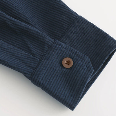 Sobrecamisa hombre pana bolsillos frontales estilo casual - Rian