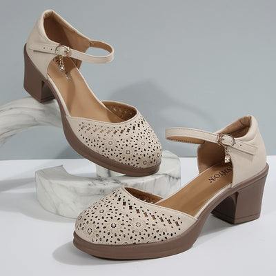 Botines mujer piel sintética hebilla decorativa estilo casual - Noelia