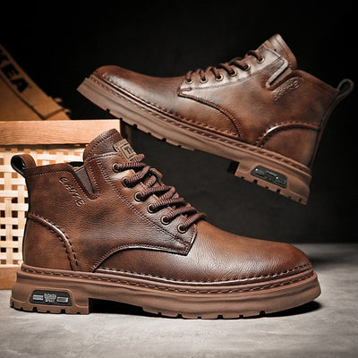 Botines casuales de cuero para hombre - Roderick