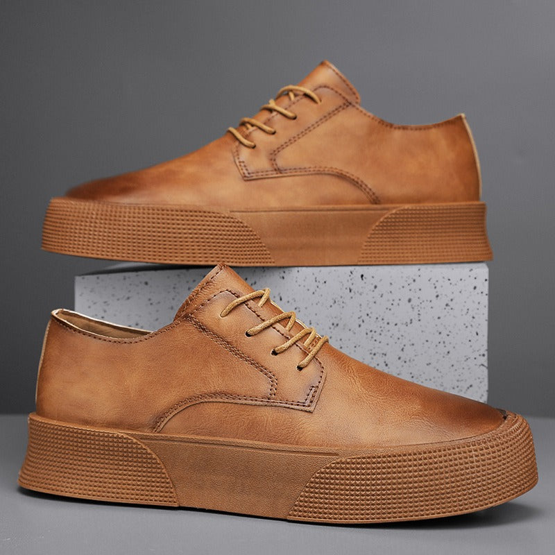 Zapatos para hombre de piel sintética con plataforma estilo casual - Paulo