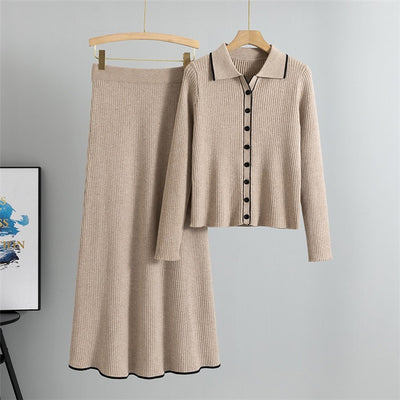 Conjunto falda punto mujer - Maelis