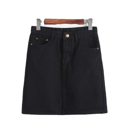 Falda corta denim para mujer - Auria