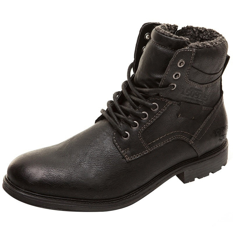 Botas hombre piel costura reforzada estilo casual - Virgil
