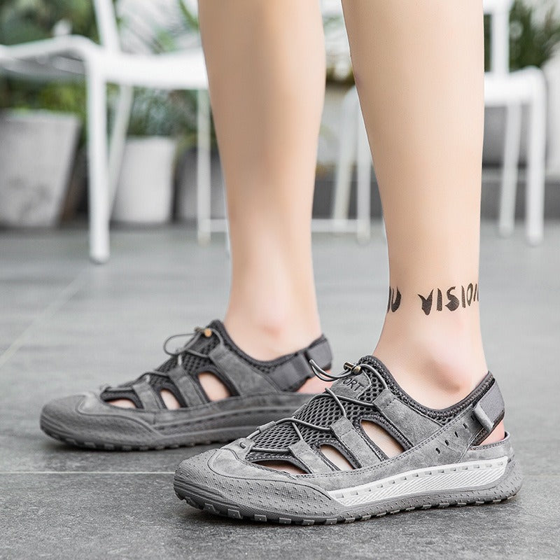 Sandalias para hombre microfibra diseño trekking - Dominik