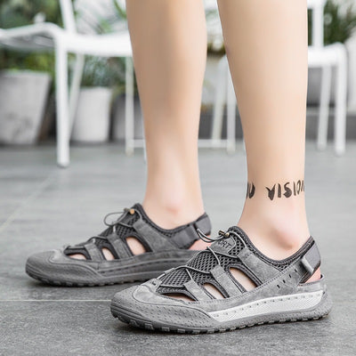 Sandalias para hombre microfibra diseño trekking - Dominik