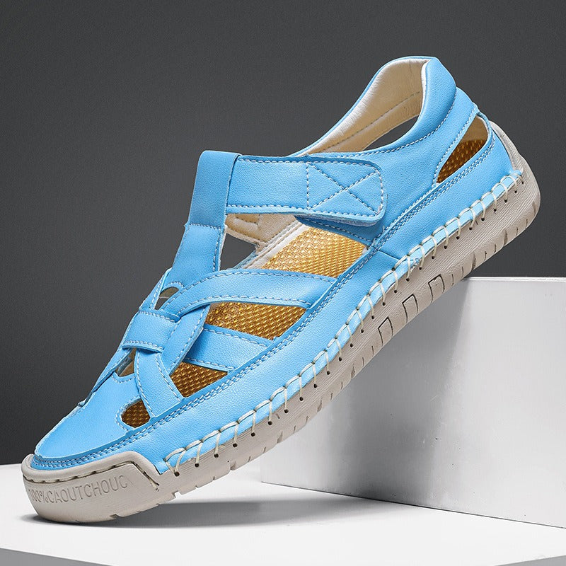Sandalias mujer piel sintética diseño ergonómico - Paula