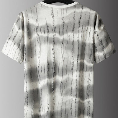 Camiseta estampada efecto desgastado para hombre - Gaspard