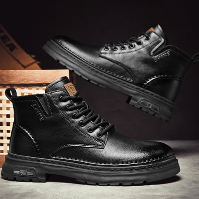 Botines casuales de cuero para hombre - Roderick