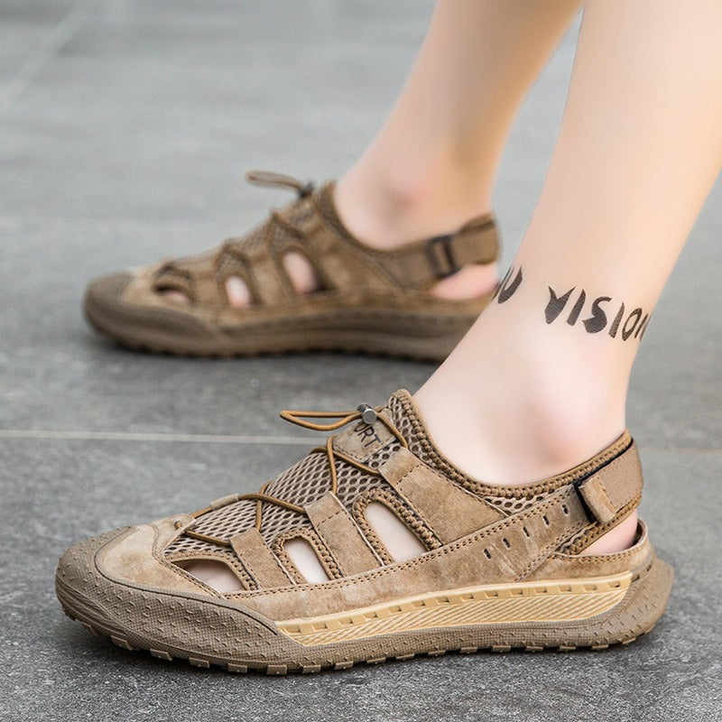 Sandalias para hombre microfibra diseño trekking - Dominik