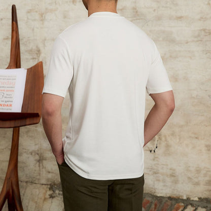 Camiseta para hombre tejido suave elástico corte clásico - Elías
