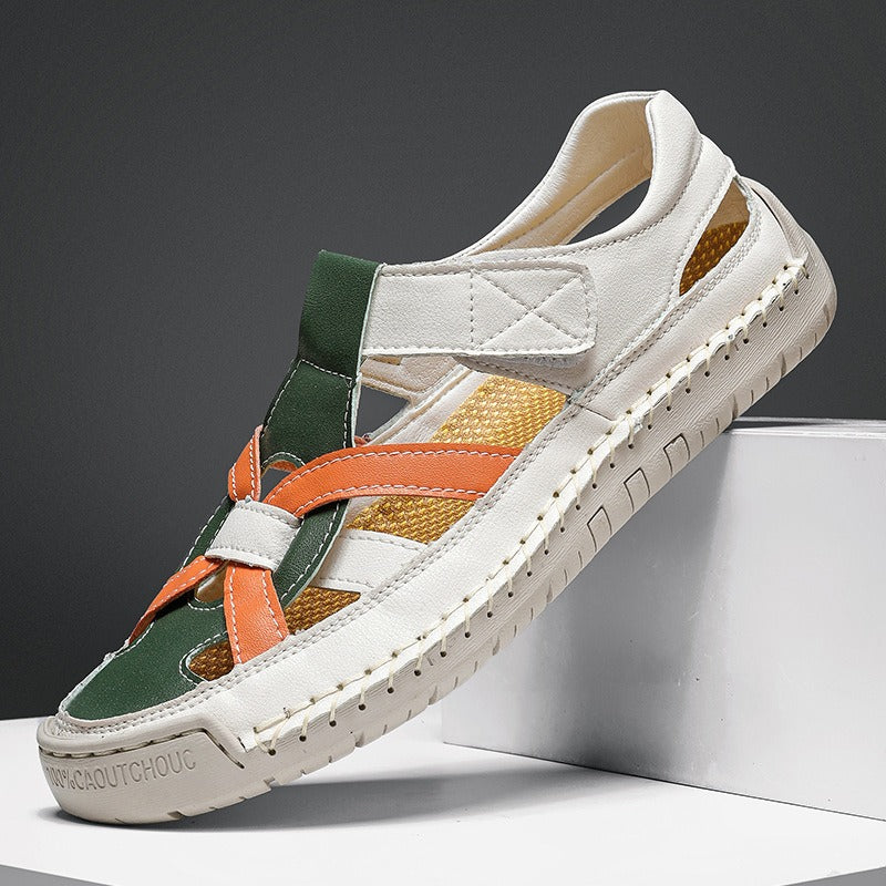 Sandalias mujer piel sintética diseño ergonómico - Paula