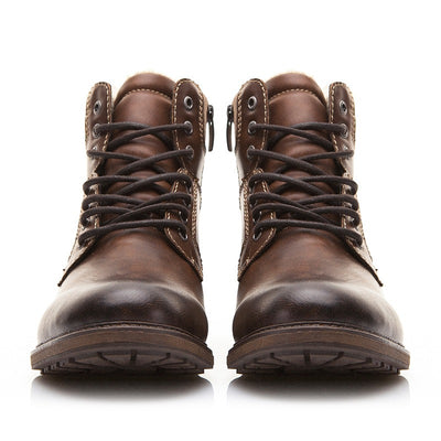 Botas hombre piel costura reforzada estilo casual - Virgil