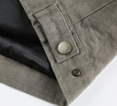 Chaqueta hombre efecto gamuza cierre a presión - Ernesto