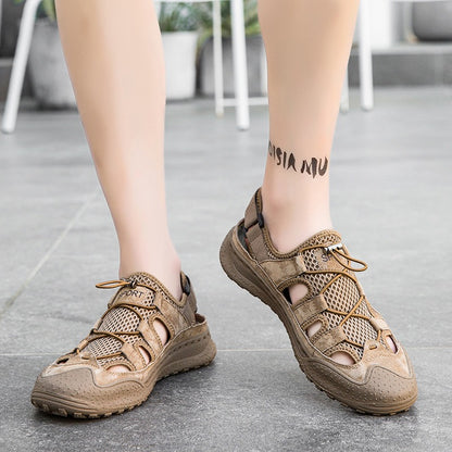 Sandalias para hombre microfibra diseño trekking - Dominik