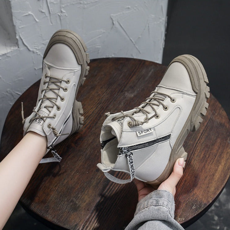 Botas urbanas con cremallera lateral - Elian