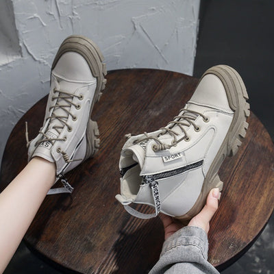 Botas urbanas con cremallera lateral - Elian