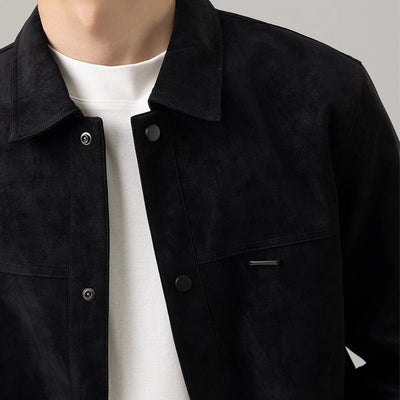 Chaqueta efecto gamuza para hombre - Renan