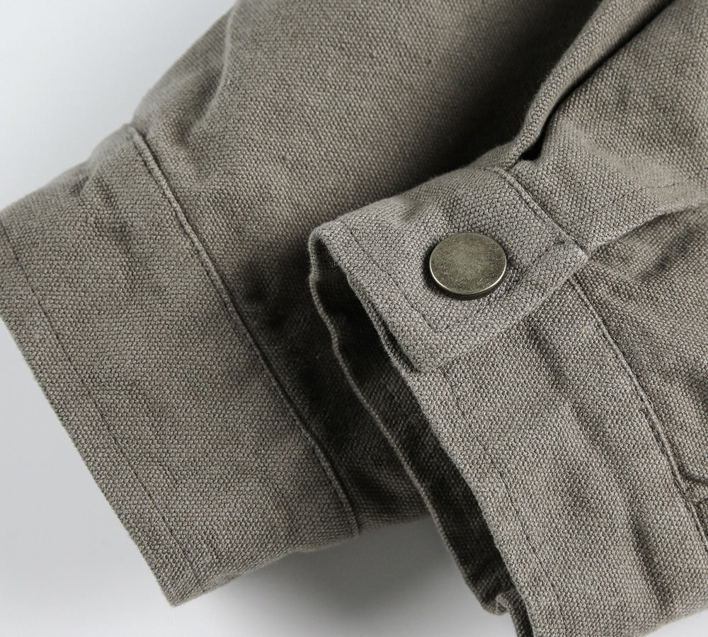 Chaqueta hombre efecto gamuza cierre a presión - Ernesto