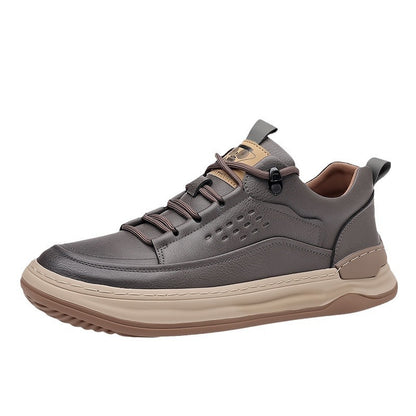 Zapatillas casuales para hombre de cuero sintético con cordones elásticos - Édgar
