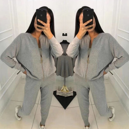 Chaqueta punto mujer cremallera metálica cuello redondo - Nysse