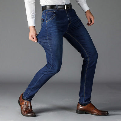 Pantalones vaqueros para hombre corte slim elástico - Marcel