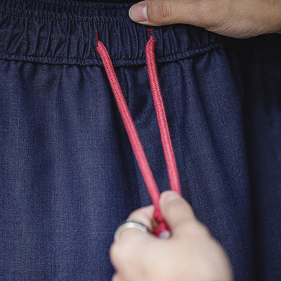 Pantalones hombre algodón relaxed fit con cordón - Maximo