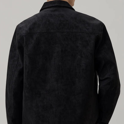 Chaqueta efecto gamuza para hombre - Renan