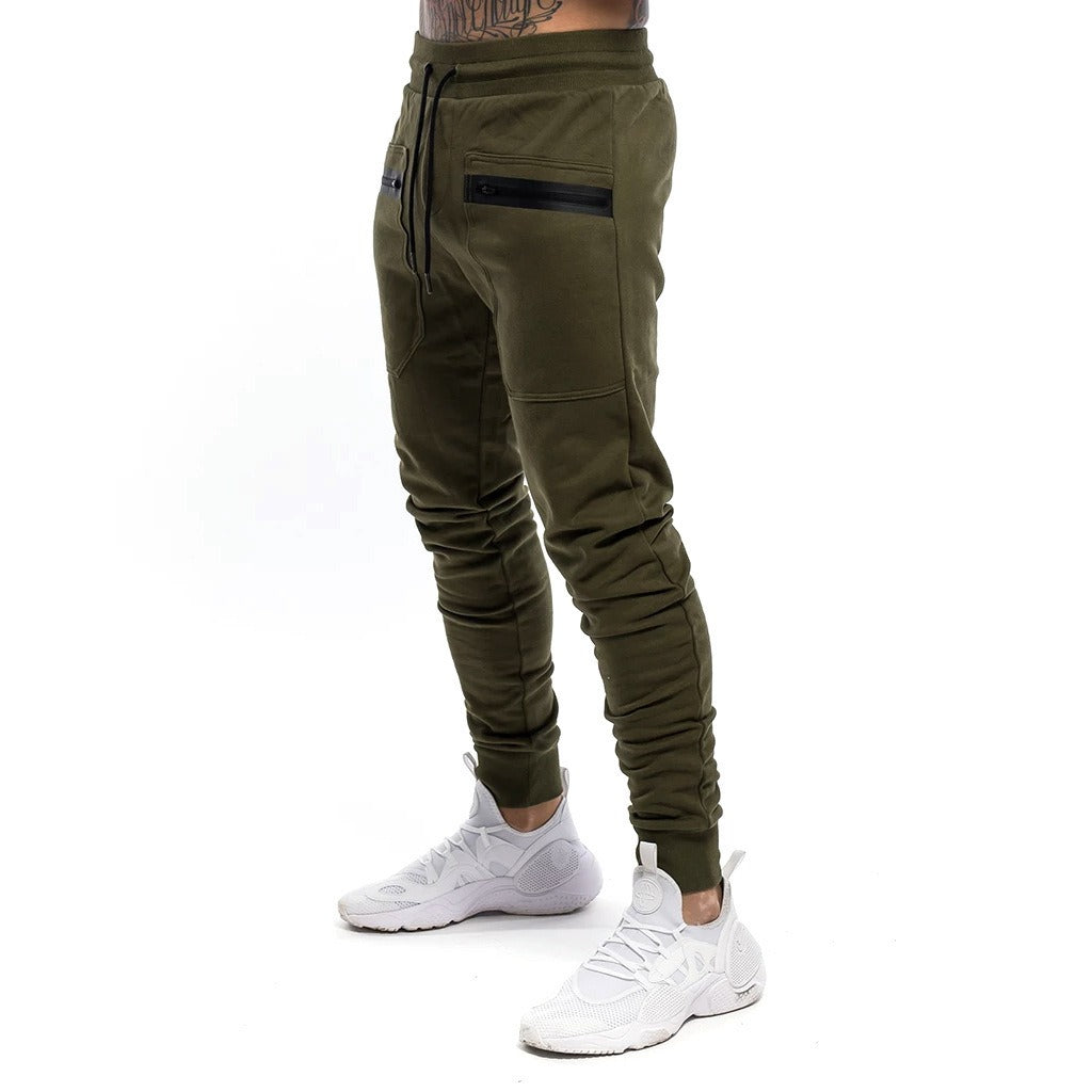 Pantalones deportivos para hombre tejido técnico estilo ajustado - Finn