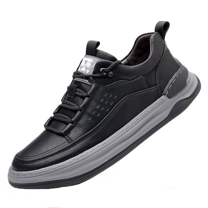 Zapatillas casuales para hombre de cuero sintético con cordones elásticos - Édgar