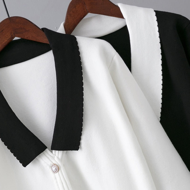 Chaqueta corta de punto estructurado - Irène