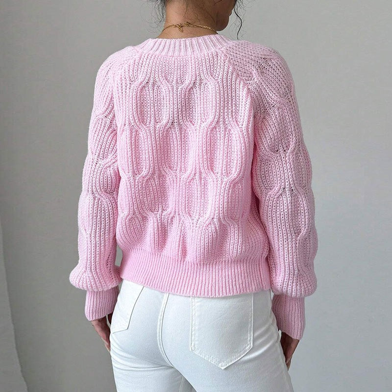 Suéter de punto trenzado para mujer - Alana