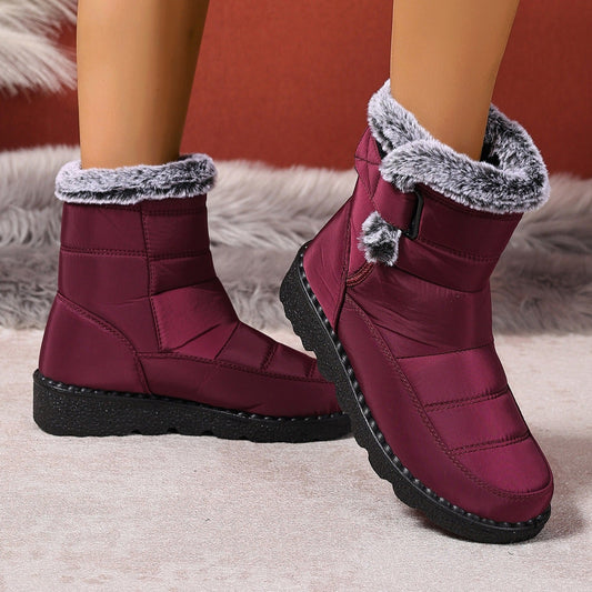 Botas mujer invierno forradas térmicas con suela antideslizante - Lana