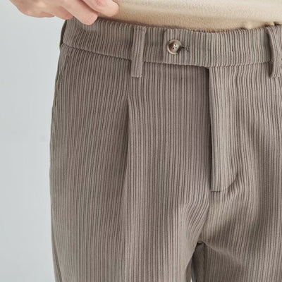 Pantalones hombre pana acanalada corte recto - Eddy
