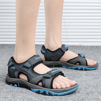 Sandalias trekking hombre ajustables antideslizantes - Iker