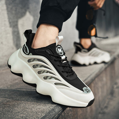 Zapatillas deportivas para hombre de malla transpirable suela alta - Héctor