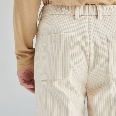 Pantalones hombre pana acanalada corte recto - Eddy