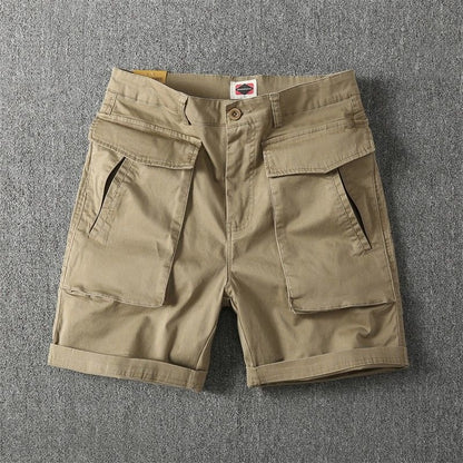 Pantalones cortos para hombre algodón bolsillos cargo estilo casual - Erik