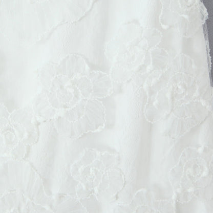 Vestido largo para mujer de encaje floral con tirantes finos estilo elegante - Elena