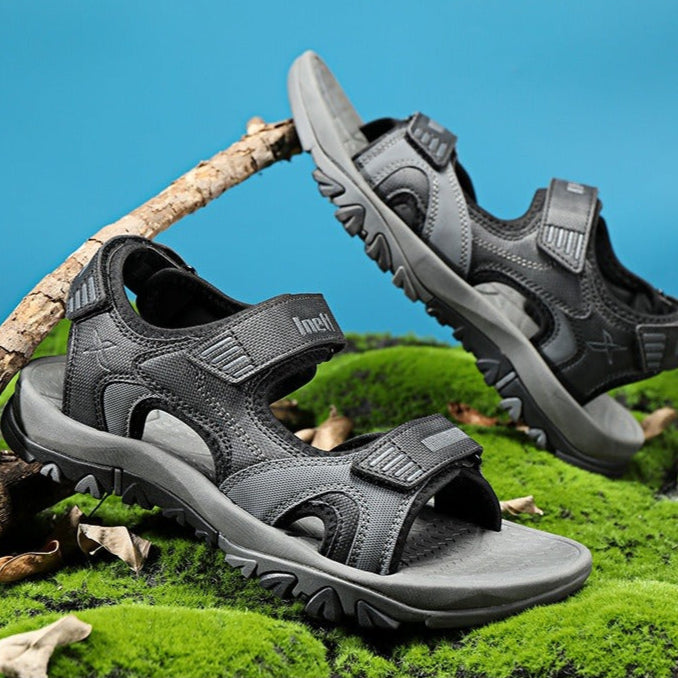 Sandalias trekking hombre ajustables antideslizantes - Iker