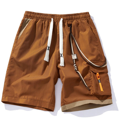 Pantalones cortos para hombre estilo deportivo con bolsillo lateral decorativo - Victor