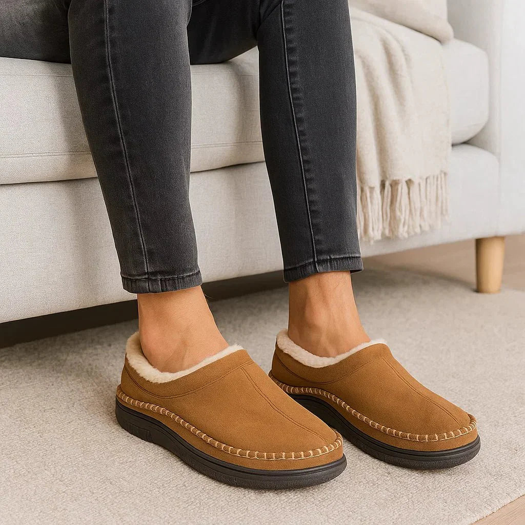 Pantuflas para hombre estilo afelpado clásico - Renhal