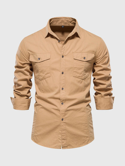 Camisa Cargo de Manga Larga