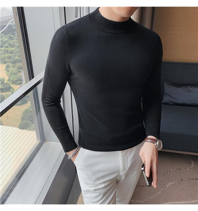 Damian Suéter de Cuello Clásico