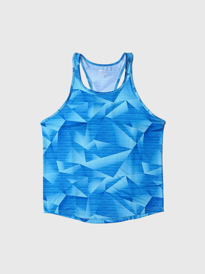 Pro Camiseta Tank Estampado Sin Costuras