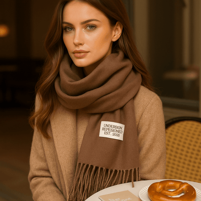 Käännettävä Pashmina - huivi Elena – Tyylikäs ja Pehmeä - EmiyoSuomi - Huivit