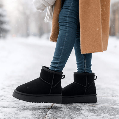 Botines para mujer de efecto ante - Nalvine