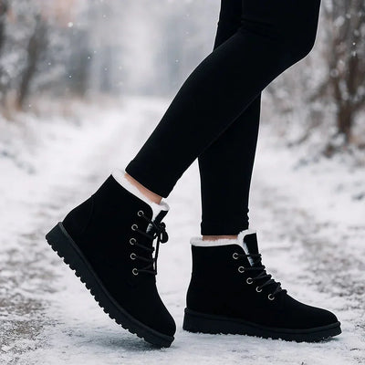 Botas invernales con acabado aterciopelado - Alvine