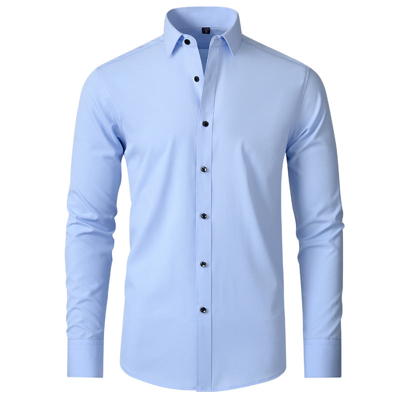 Adrian - Elegante camisa de verano para hombre resistente a las arrugas, de fácil cuidado y con estilo