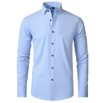 Adrian - Elegante camisa de verano para hombre resistente a las arrugas, de fácil cuidado y con estilo