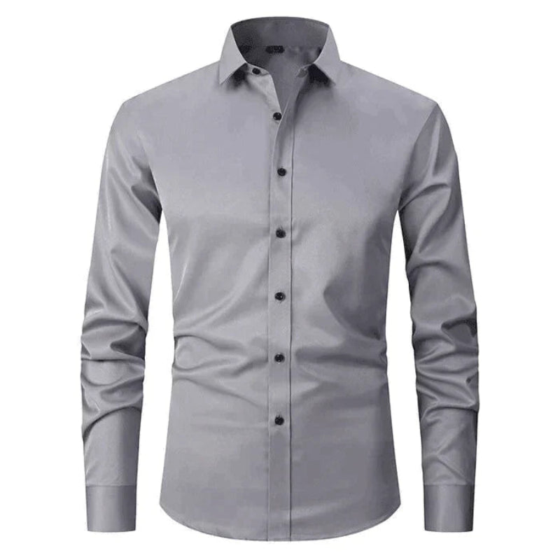Adrian - Elegante camisa de verano para hombre resistente a las arrugas, de fácil cuidado y con estilo